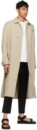 Tom Wood Beige & Khaki Mac Coat