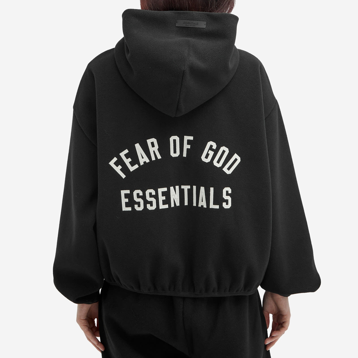 ★24SS 最新作★Fear Of God Essentials Womens Filled Bomber Fear of God Essentials Women's Jet Black Filled Bomber