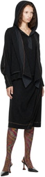 Kiko Kostadinov Black Petrel Pullover Hoodie