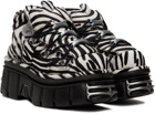 VETEMENTS Black & White Newrock Edition Platform Sneakers