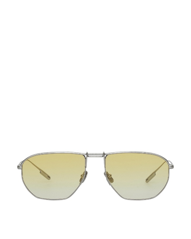 Photo: Gentle Monster Elephant 02(Y) Sunglasses Silver Yellow
