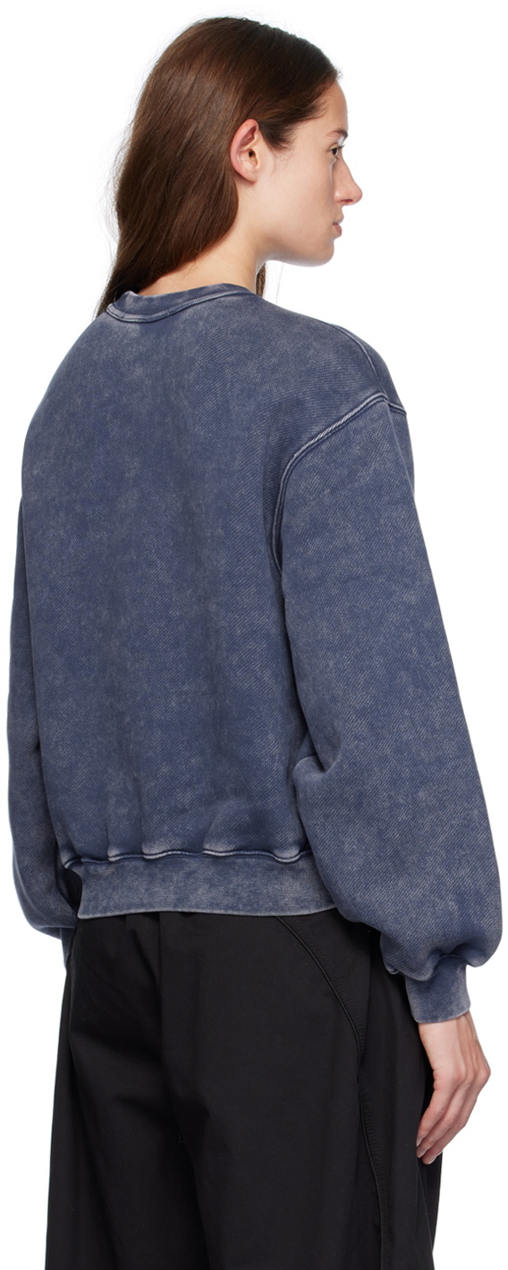 alexanderwang.t Navy Puff Logo Sweatshirt