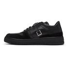 1017 ALYX 9SM Black Leather Buckle Sneakers