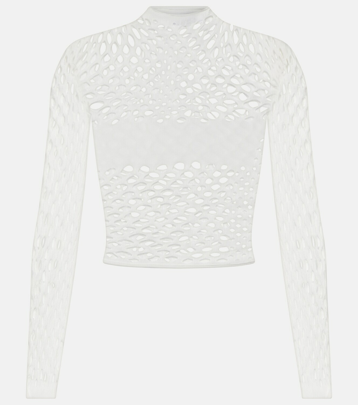 Jean Paul Gaultier Mesh crop top