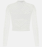 Jean Paul Gaultier Mesh crop top