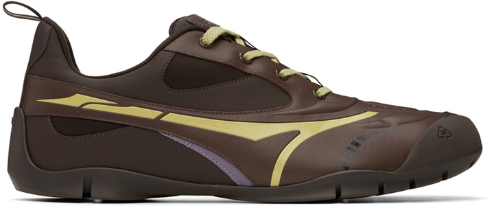 Photo: untitlab® Brown Swift Trek Sneakers