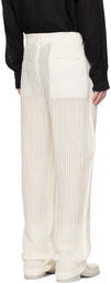 COMMAS White Sheer Trousers