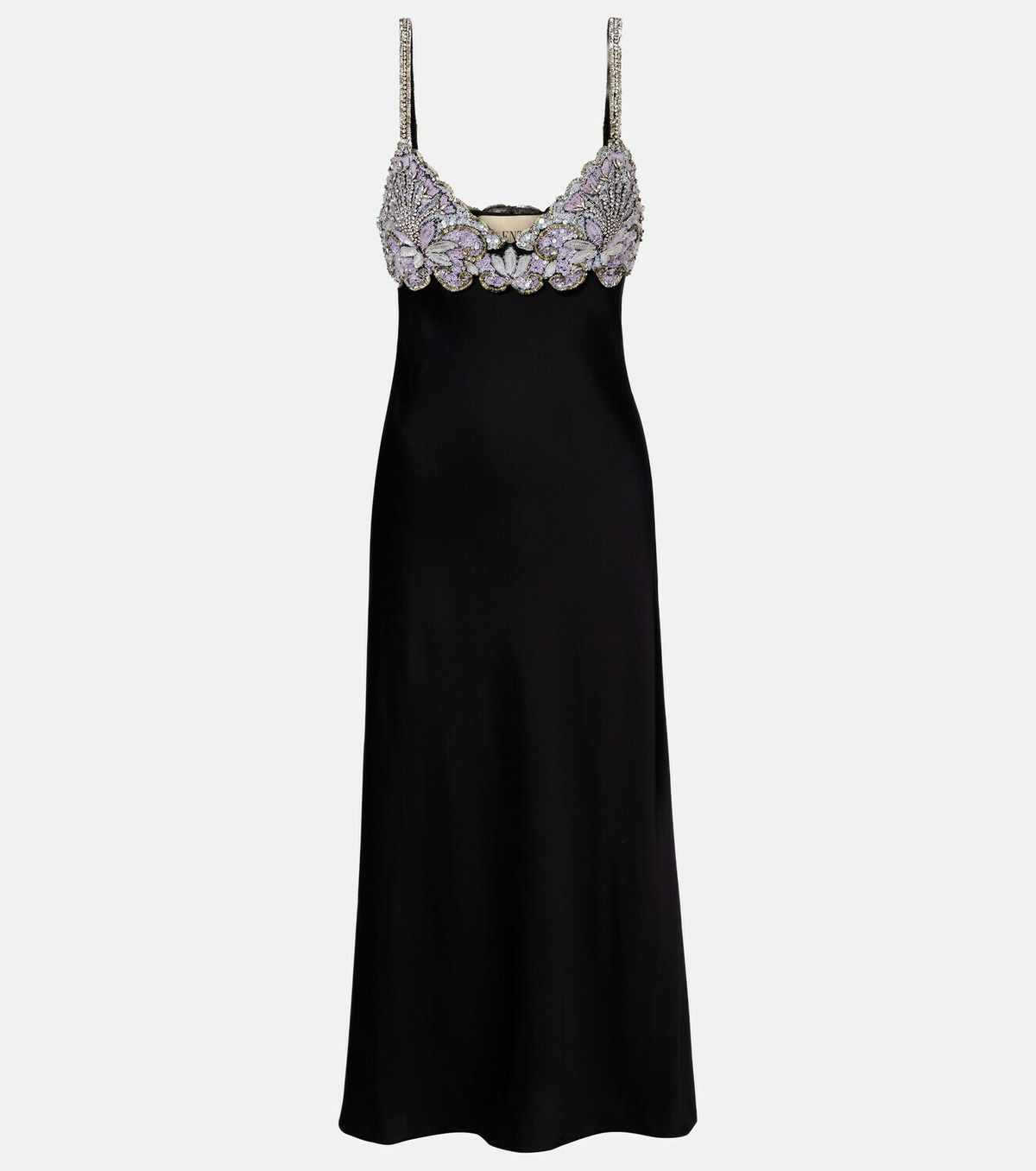 Valentino Embellished midi dress