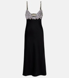 Valentino Embellished midi dress