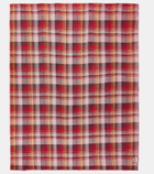 Etro Paisley and checked wool throw