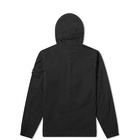 Stone Island Junior Zip Hooded Overshirt in Black