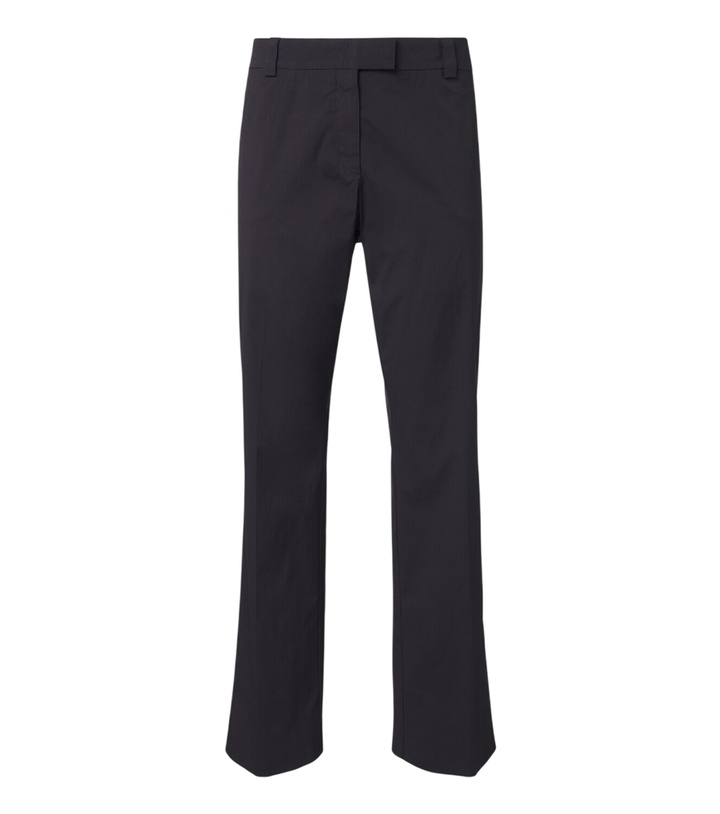 Photo: Miu Miu Cotton-blend poplin straight pants