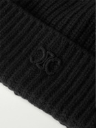 CELINE - Triomphe Logo-Embroidered Cashmere Beanie
