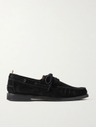 Officine Creative - Balfron Suede Boat Shoes - Black