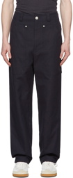 Isabel Marant Navy Kharel Trousers