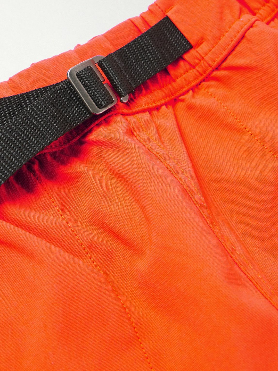 ARKET - Edwin Straight-Leg Belted Canvas Shorts - Orange