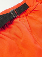 ARKET - Edwin Straight-Leg Belted Canvas Shorts - Orange