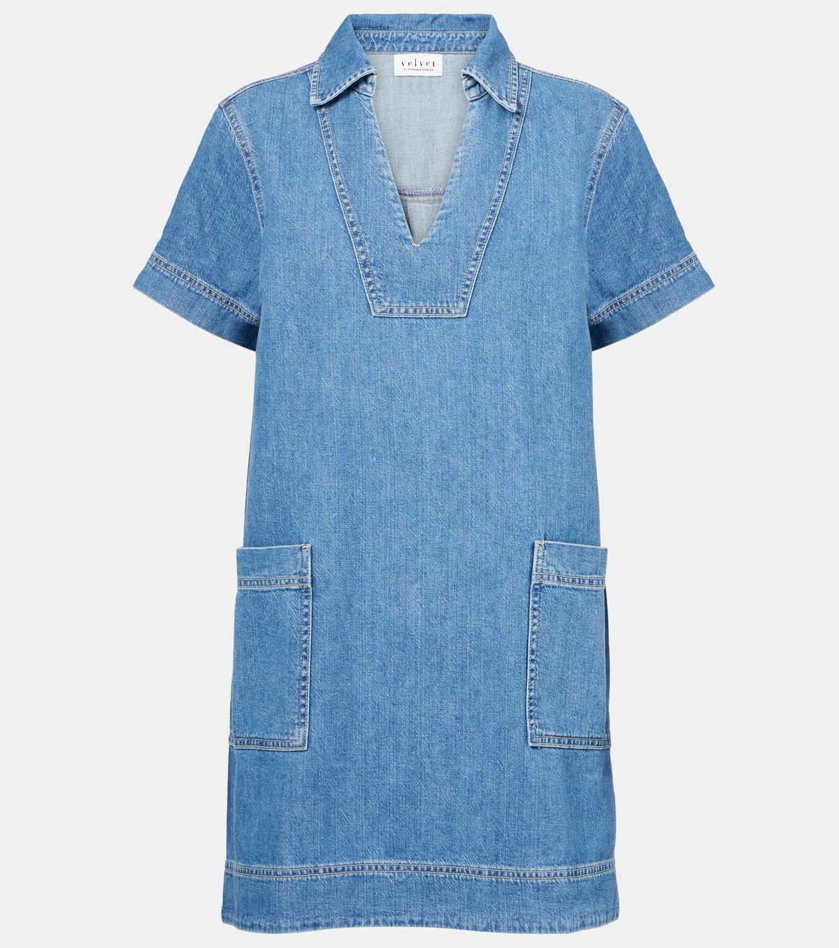 Velvet Delana denim minidress