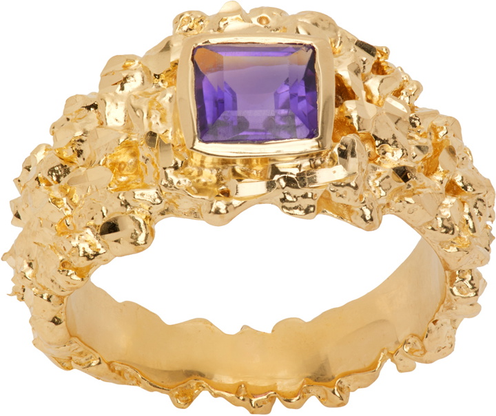 Photo: Veneda Carter SSENSE Exclusive Gold VC016 Ring