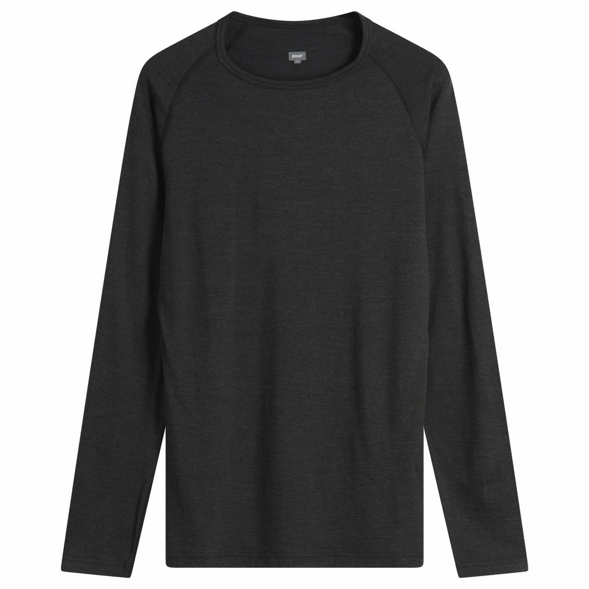 SOAR Men's Men's LS Merino Silk Base Layer in Meteorite