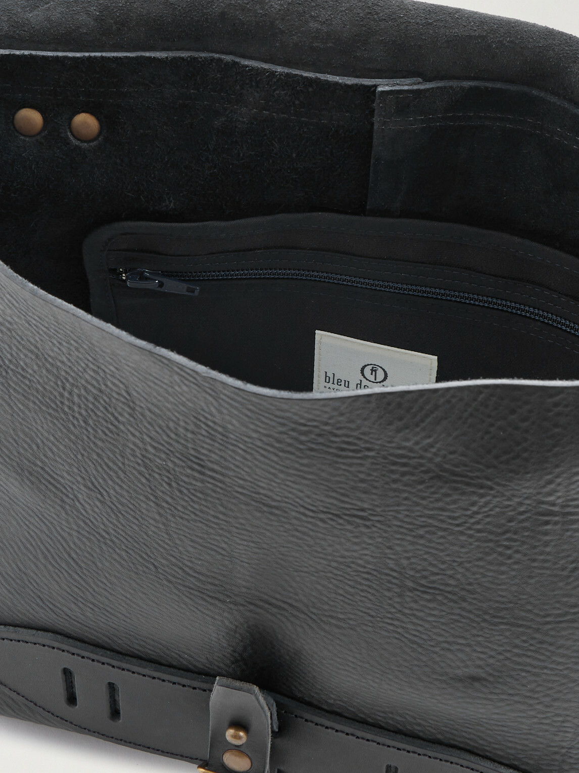 Bleu de Chauffe - Lucien Full-Grain Leather Messenger Bag
