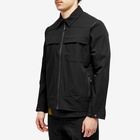 Wood Wood Men's Lennon Zip Through Shirt in Black