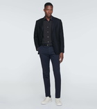 Zegna Single-breasted wool blazer