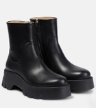 Gianvito Rossi Montey leather ankle boots