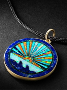 Jacquie Aiche - Gold opal, turquoise and lapis lazuli necklace