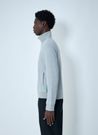 Gucci Web Motif Zip-Up Sweatshirt