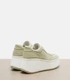 Chloé Nama suede platform sneakers
