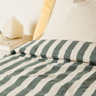 HAY Été Double Duvet Cover in Dark Green