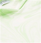 John Elliott - Printed Loopback Cotton-Blend Jersey Hoodie - Green