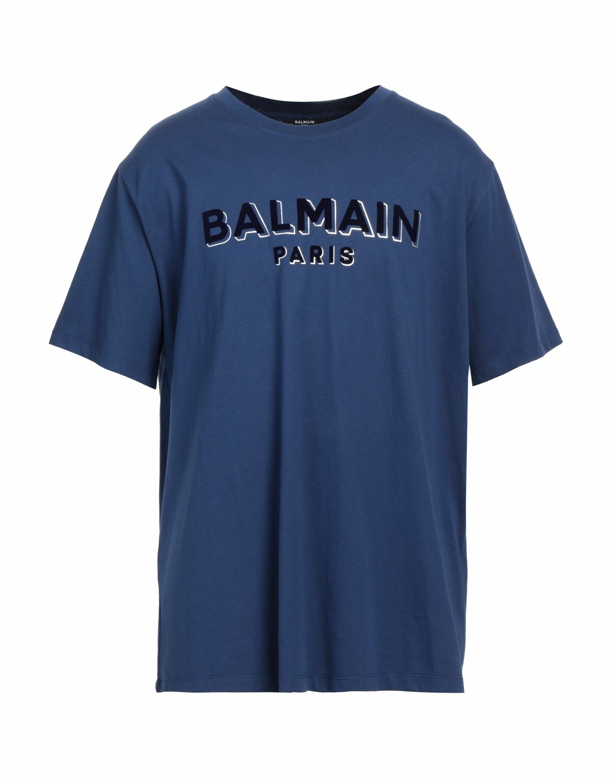 Balmain Mens T-shirt in Navy