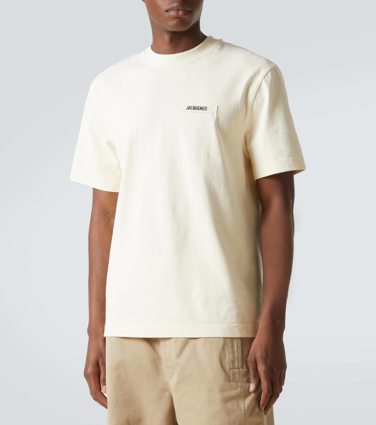 Jacquemus Logo cotton-blend jersey T-shirt Jacquemus