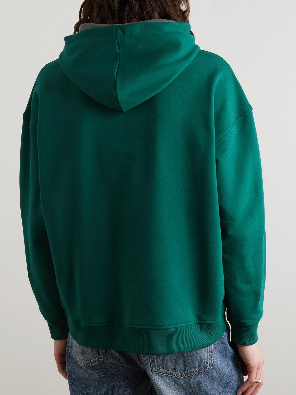 VALENTINO ロゴプリントフーディー Sサイズ VALENTINO GARAVANI Logo-Print Cotton-Jersey Hoodie for Men