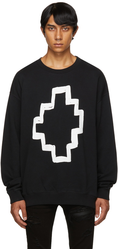 Photo: Marcelo Burlon County of Milan Black Cross Sweatshirt