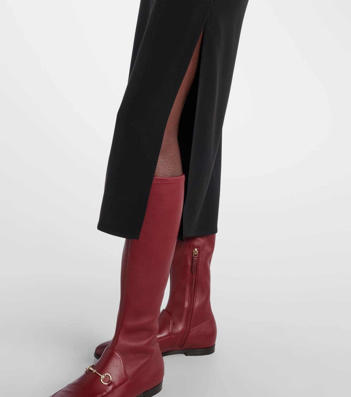 Gucci Horsebit embellished midi dress
