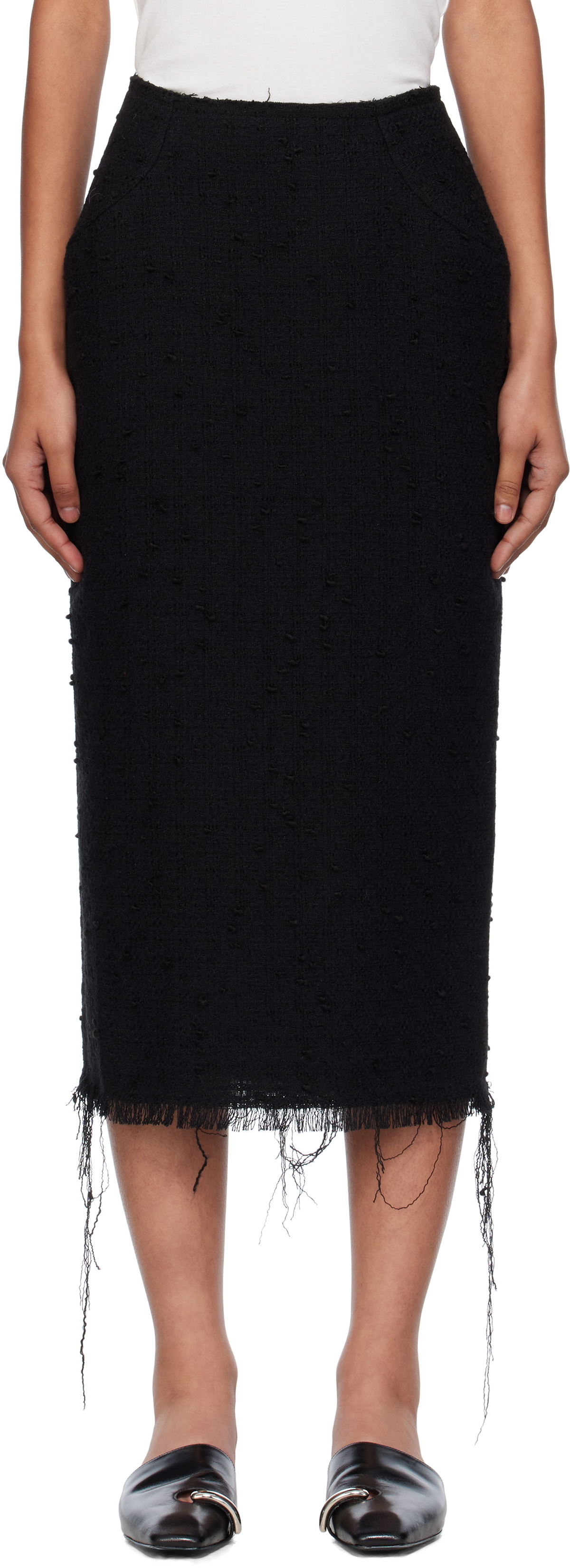 GIA STUDIOS Black Mini Croissant Bag GIA STUDIOS