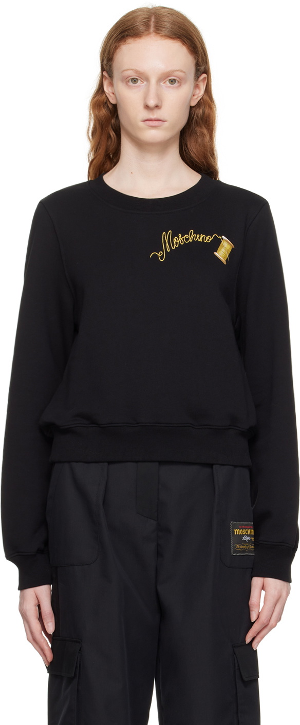 Moschino Black Sartorial Sweatshirt