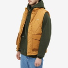 Foret Men's Glacier Puffer Vest in Rubber