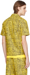 Moschino Yellow Warped Shirt