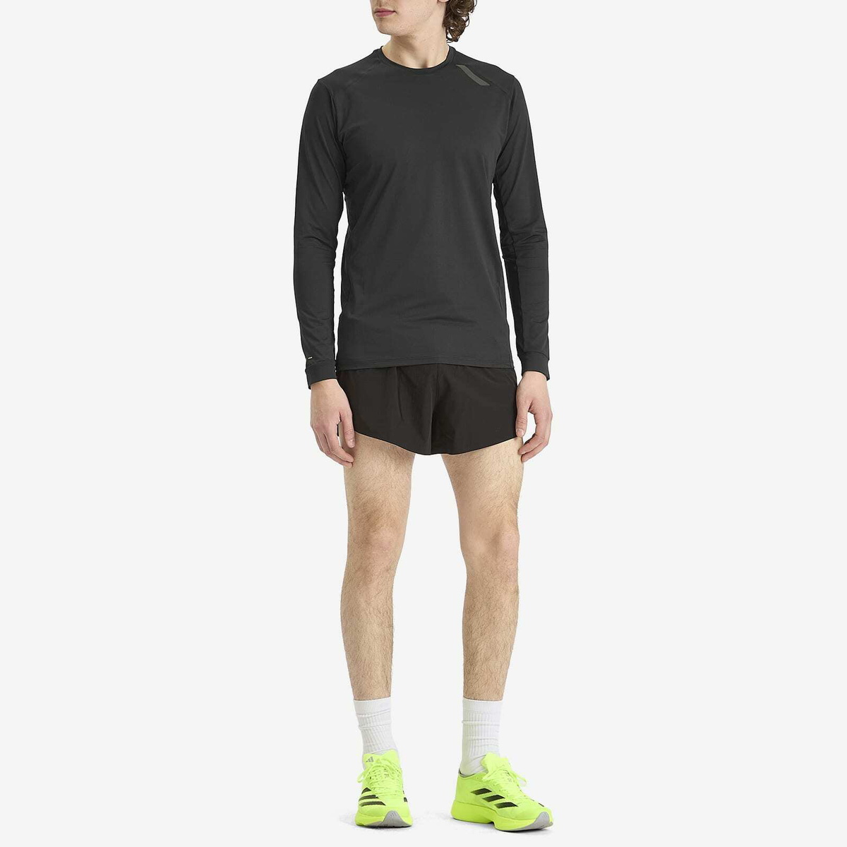 SOAR Men's Long Sleeve Tech T-Shirt in Black Soar Running