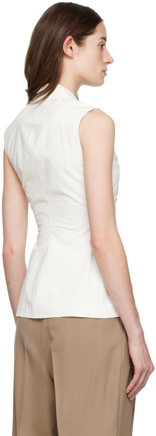 Renaissance Renaissance Off-White Notched Vest