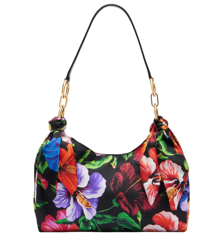 Photo: Dolce&Gabbana Small floral satin tote bag