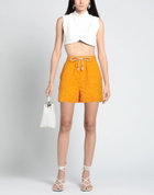 Nanushka Womens Shorts & Bermuda Shorts in Mandarin