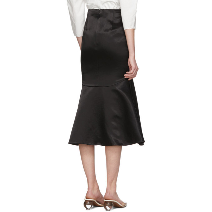 Edit Black Flare Skirt