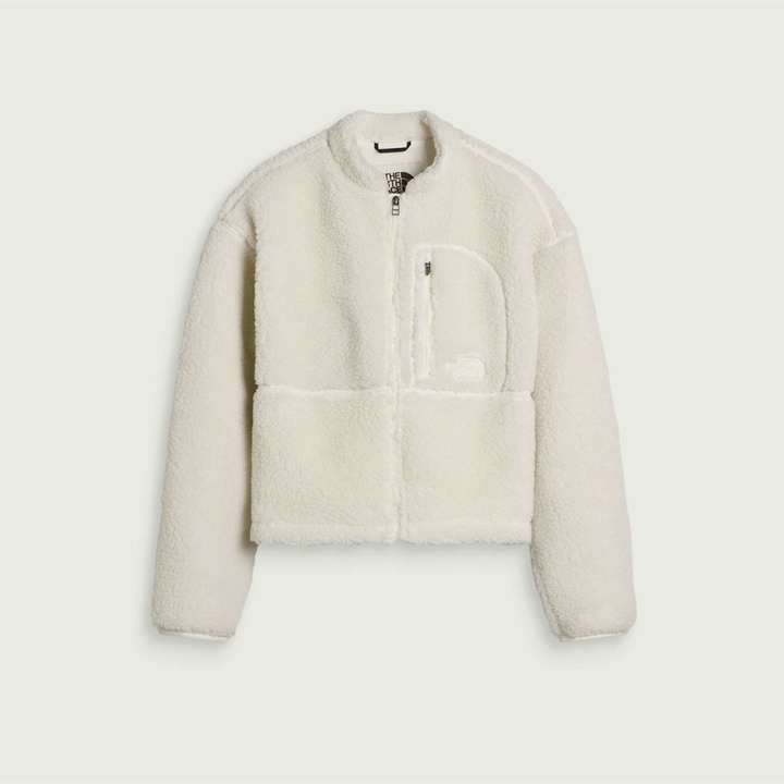Photo: The North Face Women's Extreme Pile 2 Full Zip Jacket in White Dune