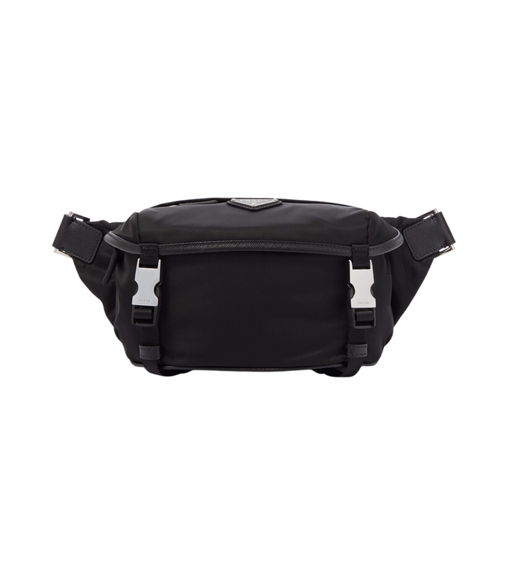 Photo: Prada Re-Nylon leather-trimmed belt bag