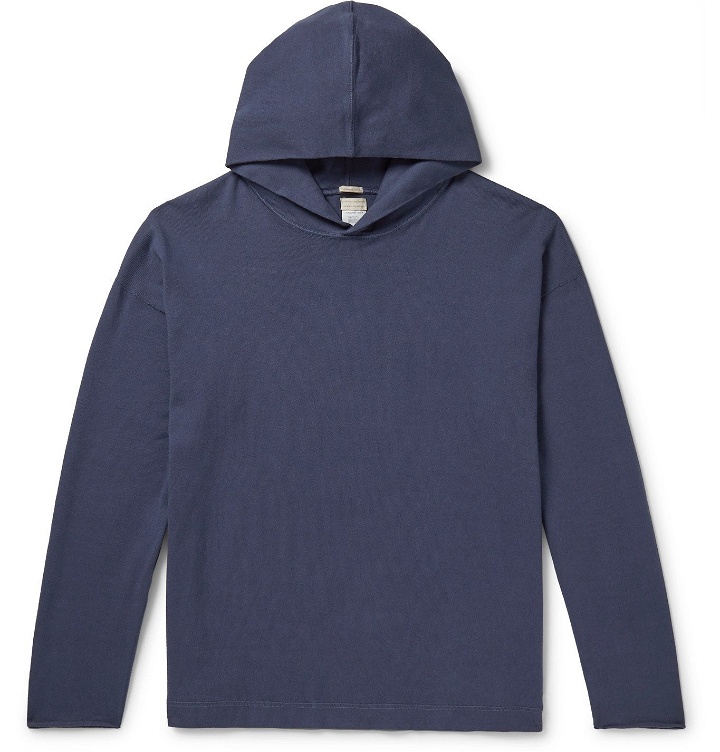 Photo: Massimo Alba - Cotton and Cashmere-Blend Hoodie - Blue